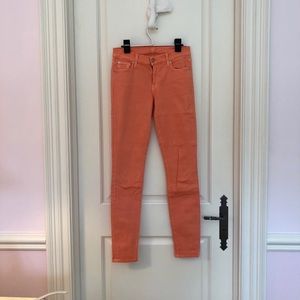Peachy- orange jeans